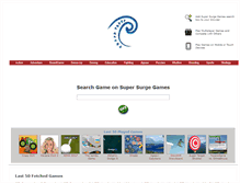 Tablet Screenshot of games.supersurge.com
